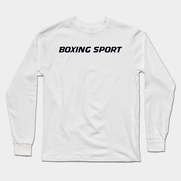 BOXING SPORT Long Sleeve T-Shirt by drewdesign